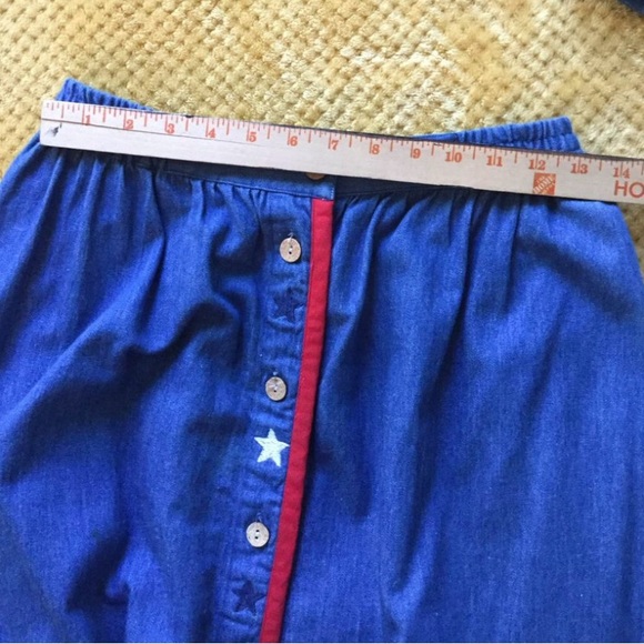 EAGLE'S EYE Medium Collectibles Vest & Skirt Cotton American Flag - Picture 8 of 14